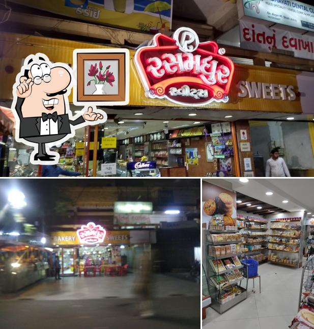 The interior of Rasmadhur sweets