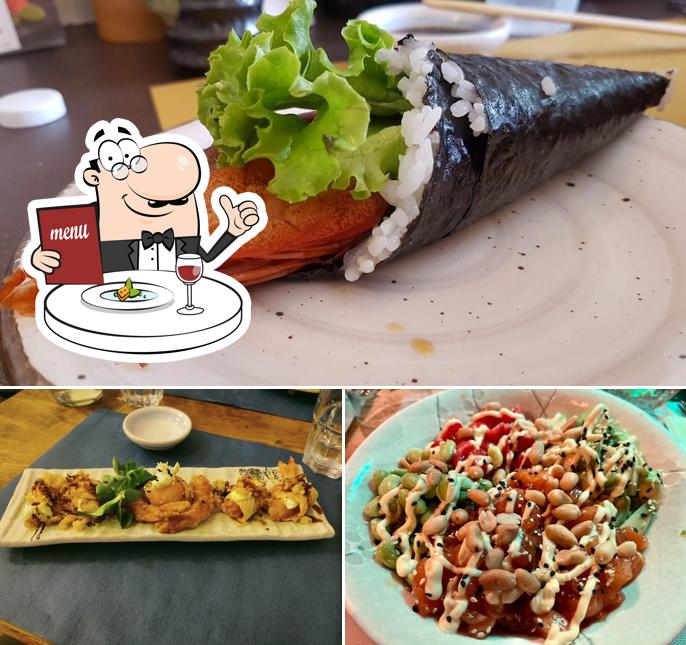 Tra le diverse cose da Kob key e bee ristorante ramen sushi e pokè si possono trovare la cibo e birra