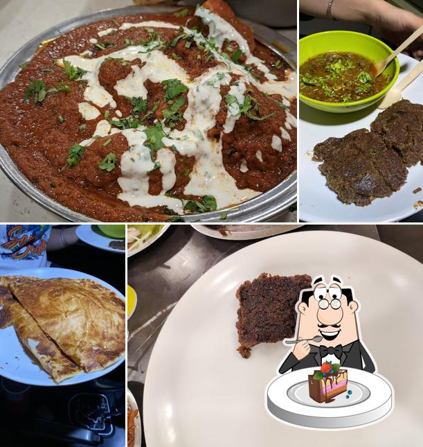 Chocolate cake at Dastarkhwan Tulsi Theatre