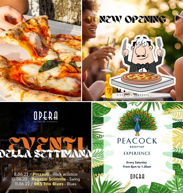 A OPERA Riverside Albereta - Cocktail Bar aperitivi & more - Firenze, puoi provare una bella pizza