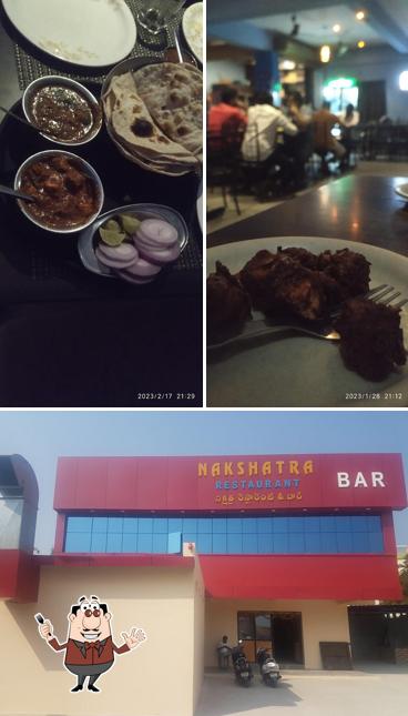 Nakshatra Restaurant and Bar is distinguished by food and exterior