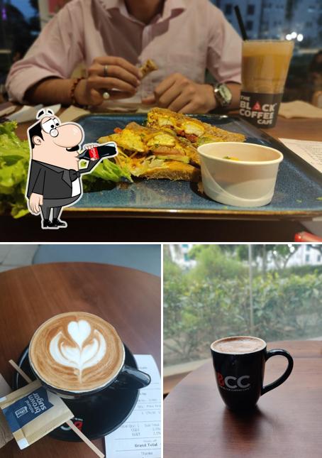 The restaurant's drink and food