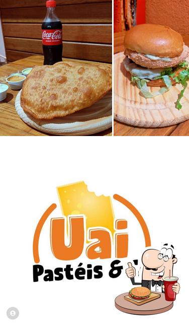 Hambúrguer em Uai pasteis & Cia