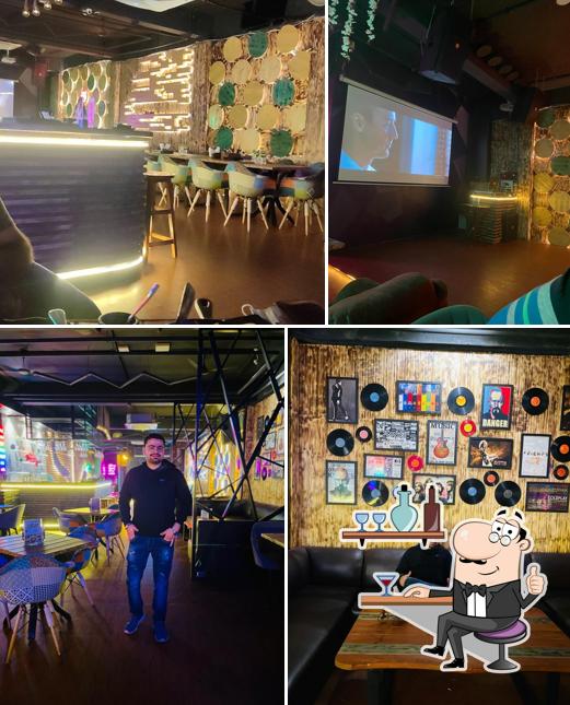 The interior of Asta La Vista Lounge and Restaurant Club in Rohtak