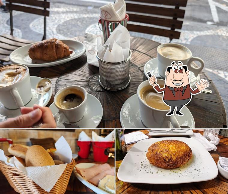 Platos en LF Café & Bistrô