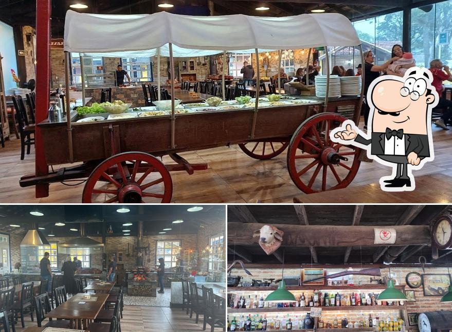 O interior do Rancho do Comanche