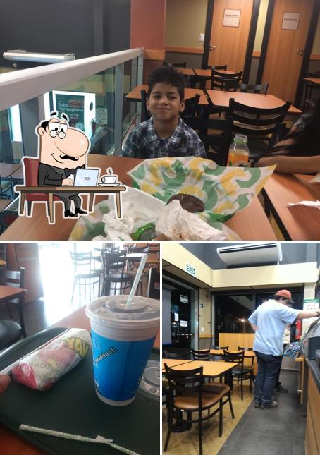 Veja imagens do interior do Subway