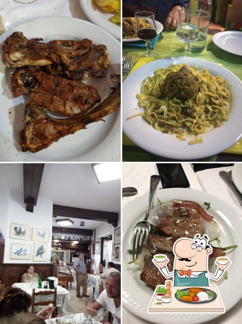 Cibo al Trattoria dei Cacciatori