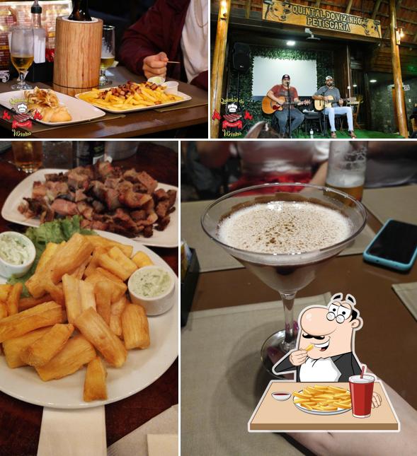 Experimente batatas fritas no Quintal do Vizinho