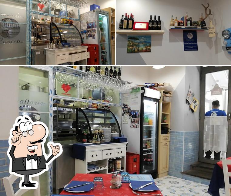 Gli interni di Trattoria da Concetta