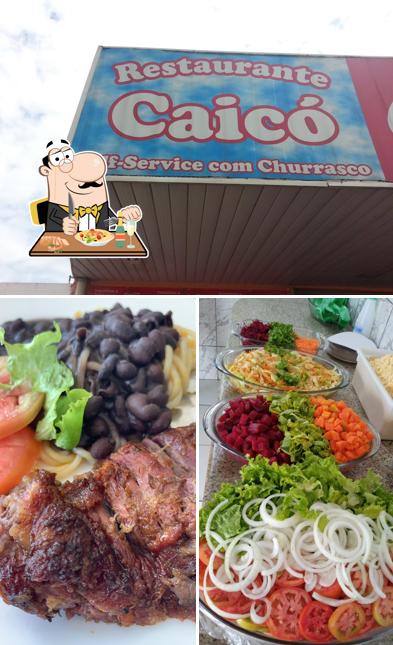 O Restaurante Caicó - Self-service se destaca pelo comida e exterior
