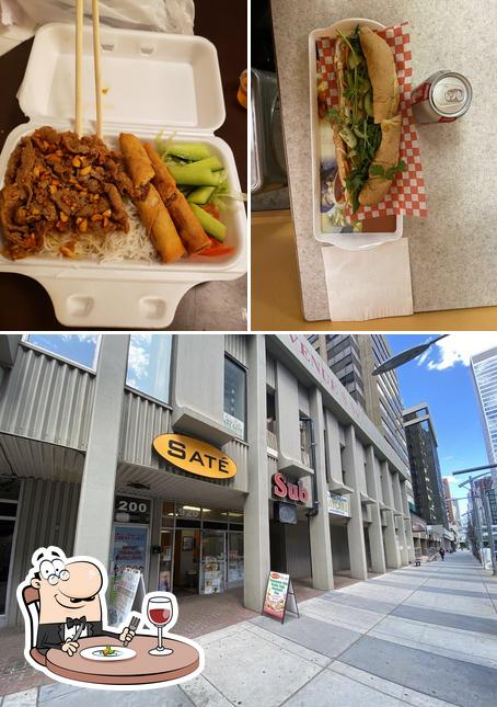 Parmi les différentes choses de la nourriture et la extérieur, une personne peut trouver sur Sate Sub