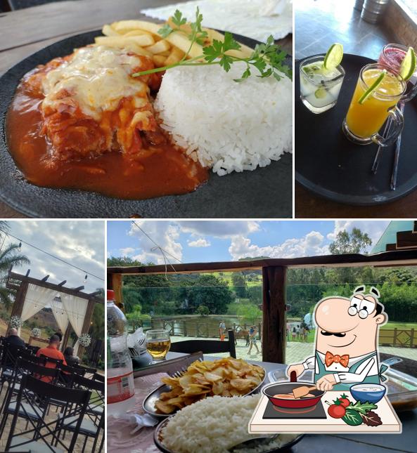 Curry de frango em Pérgola Restaurante