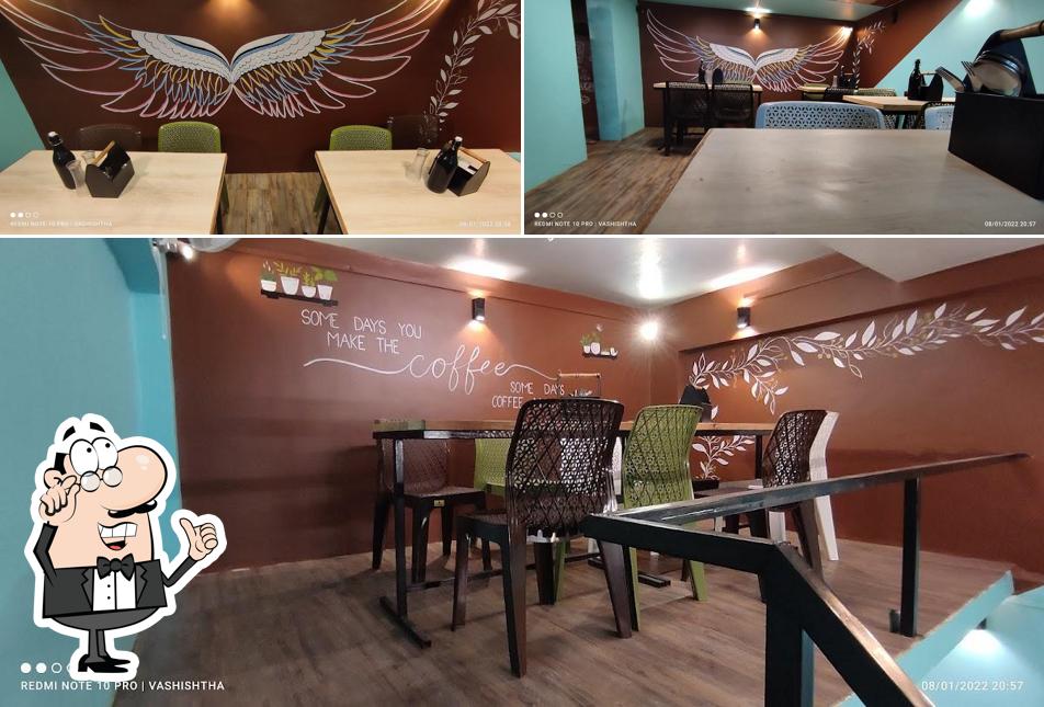 The interior of THE BAWARCHI'S MULTI CUISINE RESTRAUNT AND CAFE