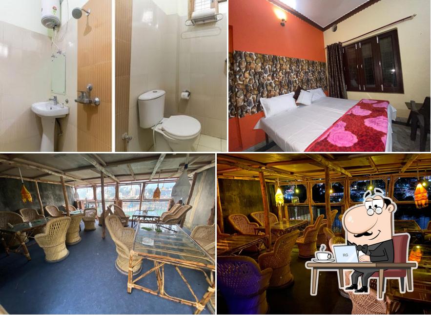 The interior of Wanderlove hostel & cafe