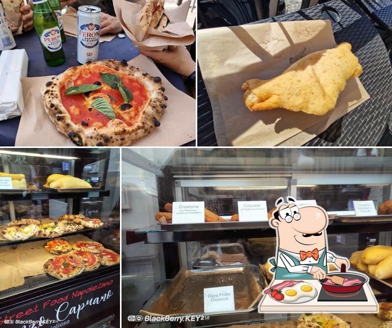 Omelettes al Pizzeria Vincenzo Capuano pizza a portafoglio e pizza fritta