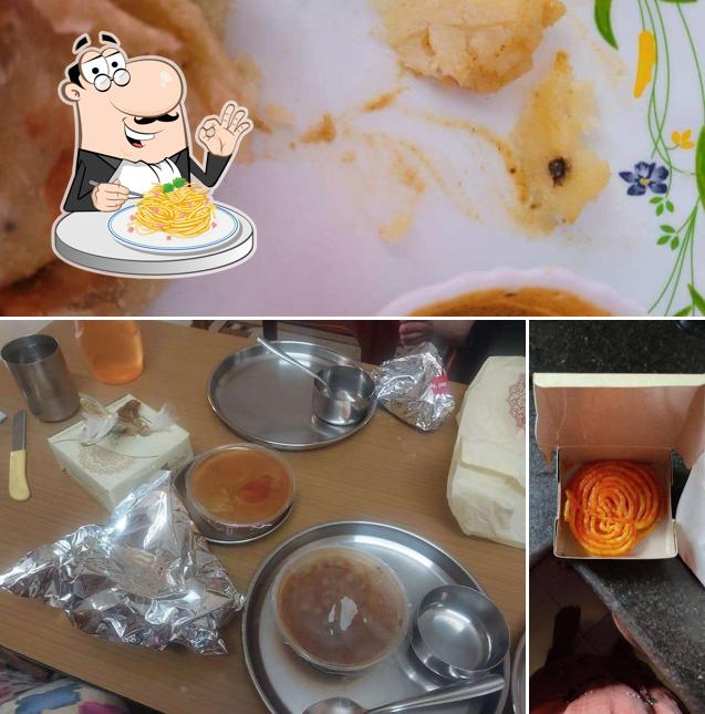 Spaghetti carbonara at Rajwada Sweets & Snacks