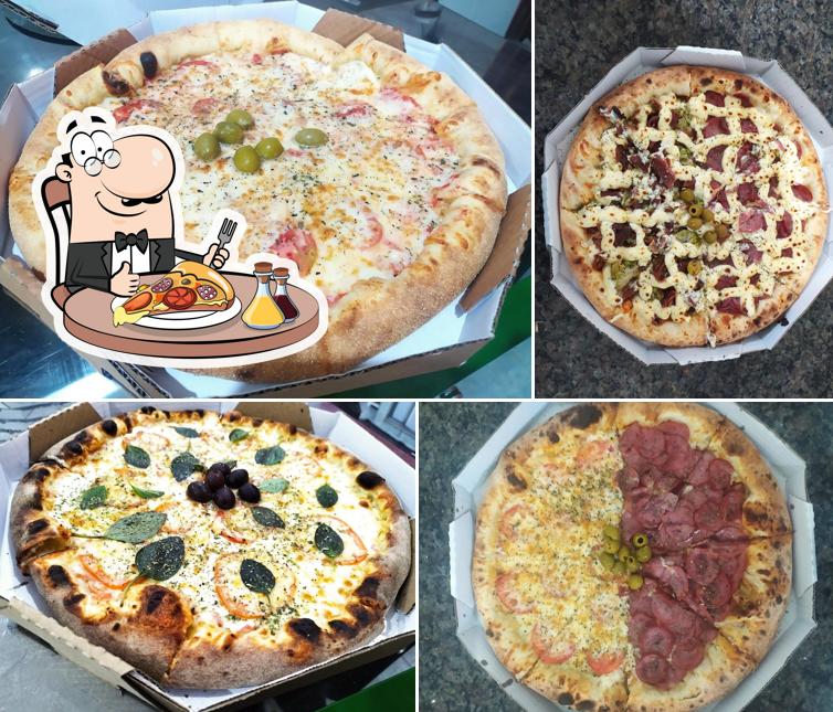 No Pizzaria Barão das Pizzas, você pode provar pizza