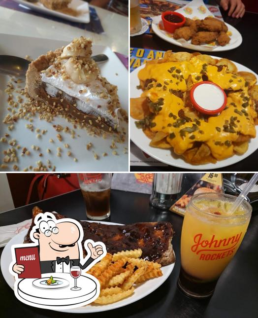 Platos en Johnny Rockets