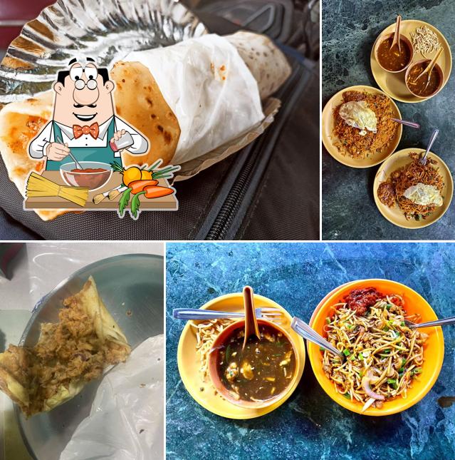 Spaghetti bolognese at Shreyash Rolls