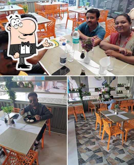 The interior of Purnbramh Pure Veg Restaurant