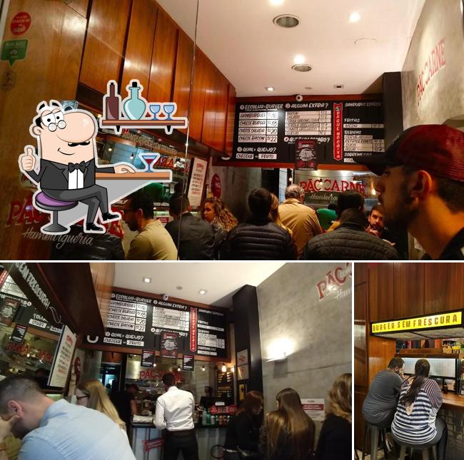 Veja imagens do interior do Pão com Carne Hamburgueria