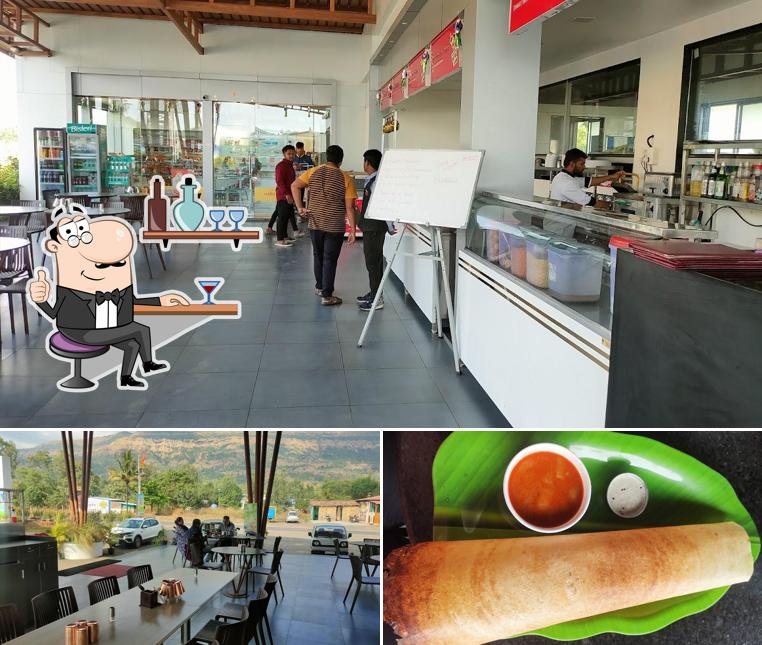 The image of interior and food at RitkoLand Food Park
