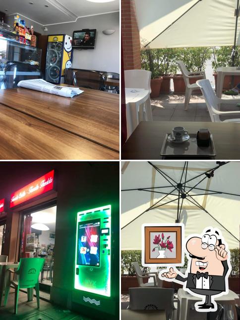 Gli interni di Bar Italia