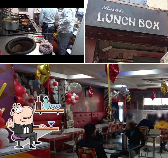 The interior of Roshi's Lunch Box