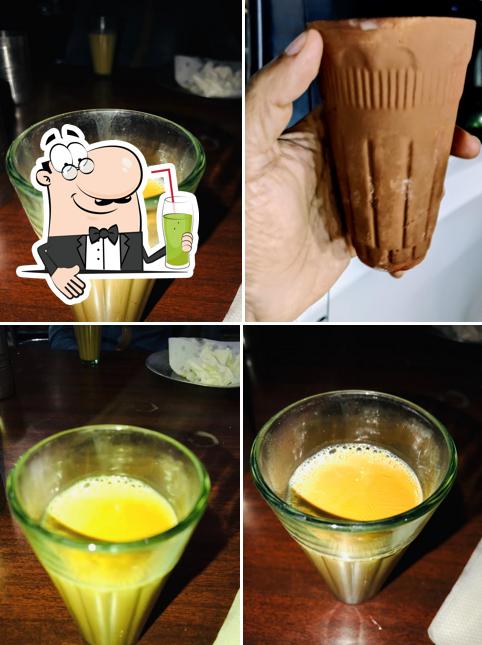 Enjoy a beverage at Dev Narayan Bhojnalay