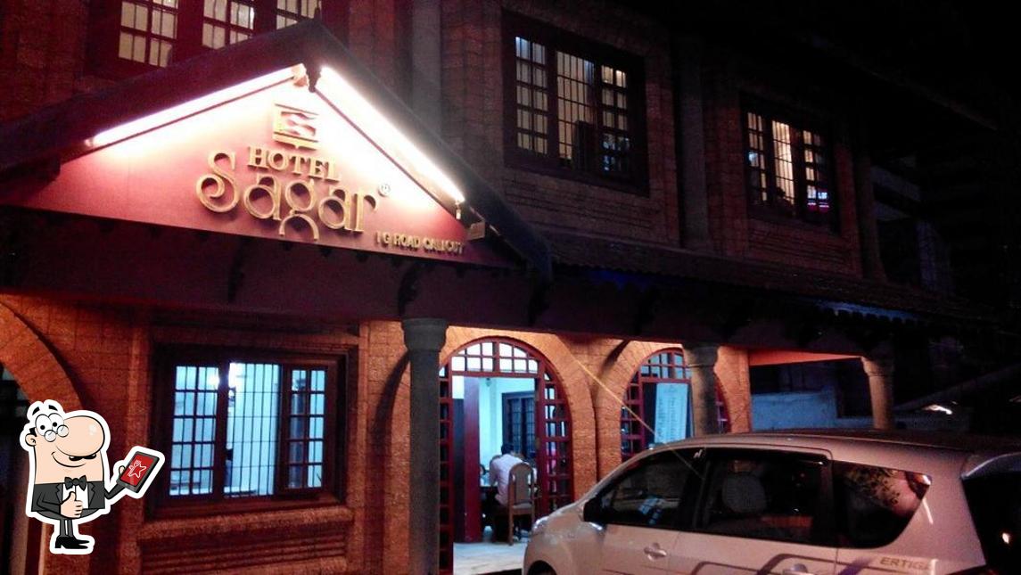 Here's a pic of Hotel Sagar & Gourmet Store