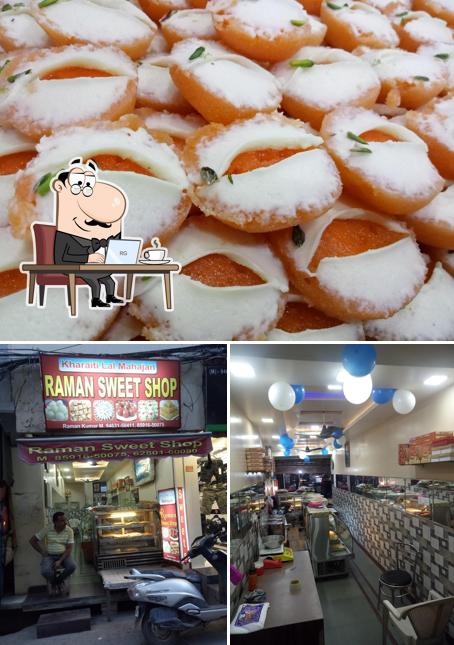 The interior of Raman Sweets