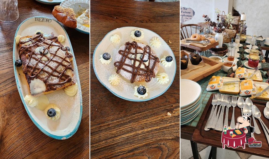 Waffles at Trezoro Fine Dine Restaurant & Cafe