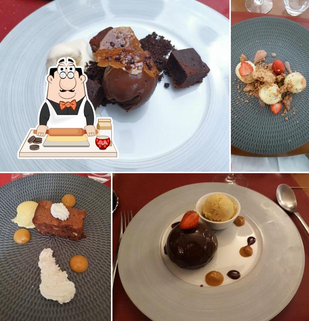 Les Banquettes Rouges offre une éventail de desserts