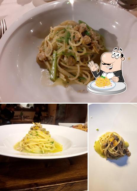 Spaghetti alla carbonara al Ristorante al Moro