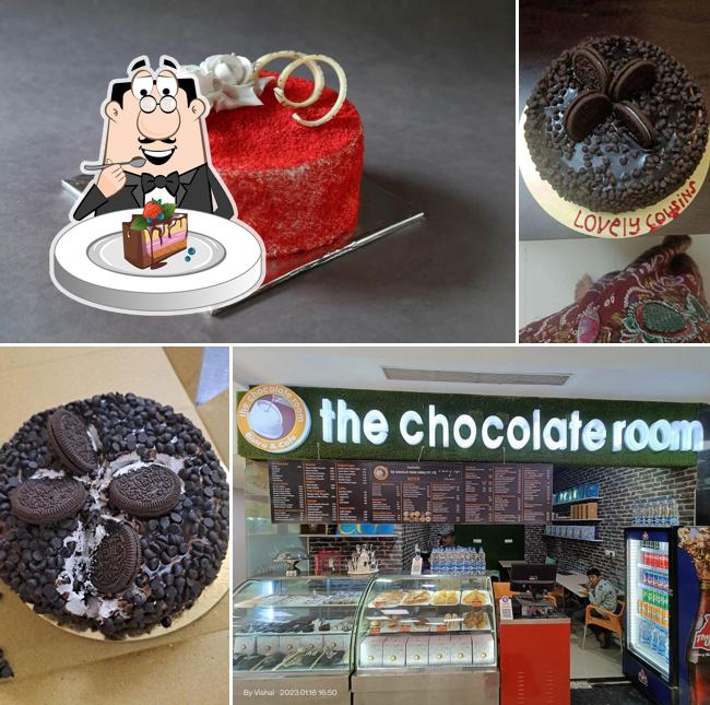 Chocolate cake at The Chocolate Room