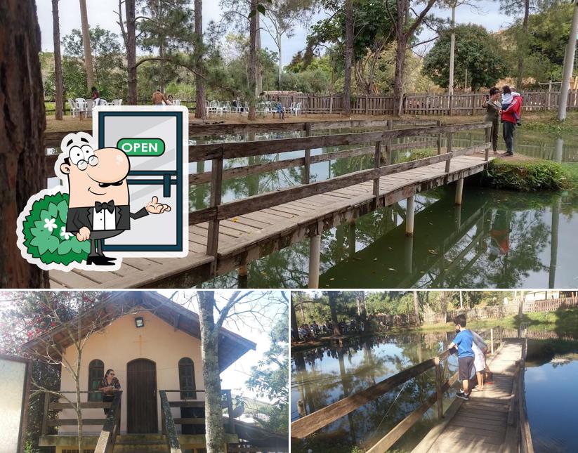 Descubra a parte externa do Restaurante e pesqueiro fazenda do caipirão