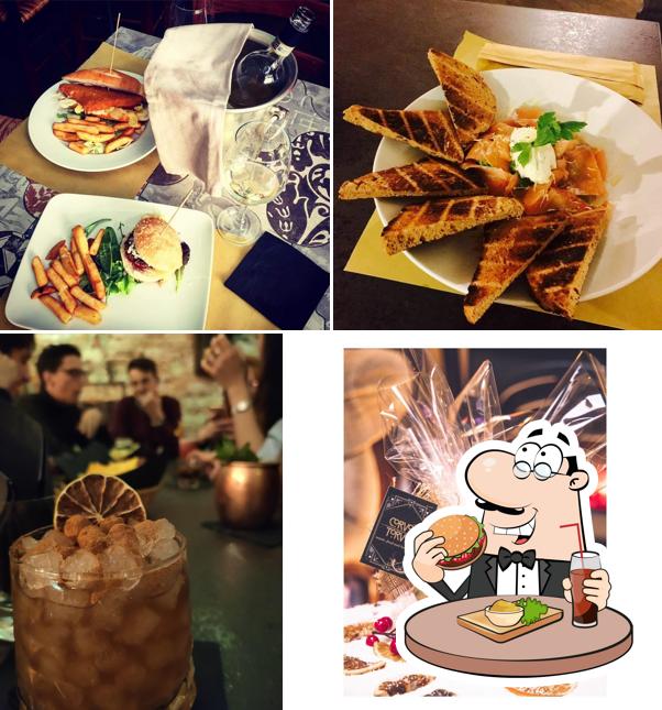 Essayez un hamburger à Corvo Torvo