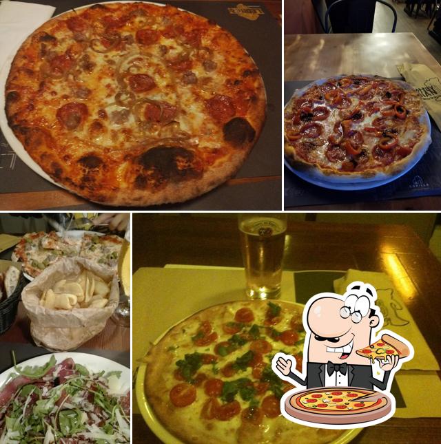 A Ottavo Nano Pub, puoi provare una bella pizza