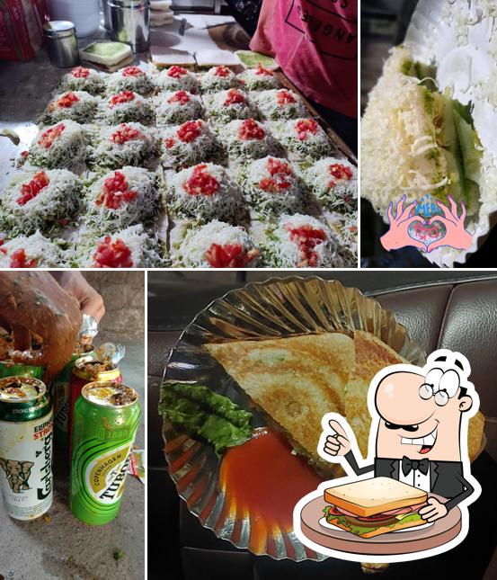 Grilled cheese sandwich at Hasti Pizza Toast & Sandwich Corner