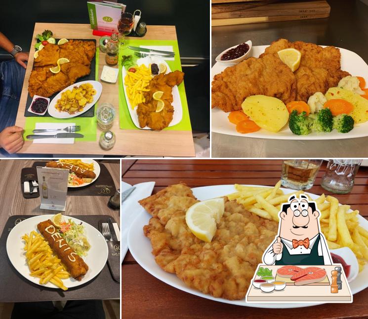 Fish and chips al Zum Wiener Restaurant