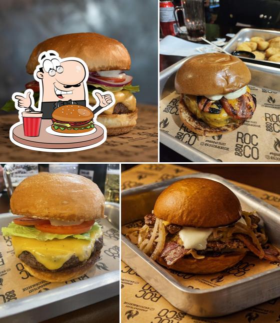 Peça um hambúrguer no Roccobbq