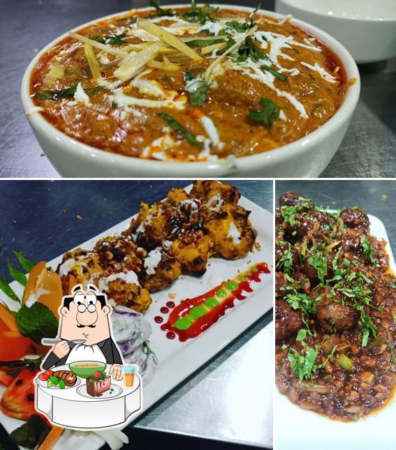 Hot and sour soup at Shree Restro & Banquet