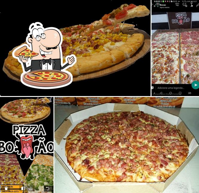 Experimente pizza no Pizza Bocão