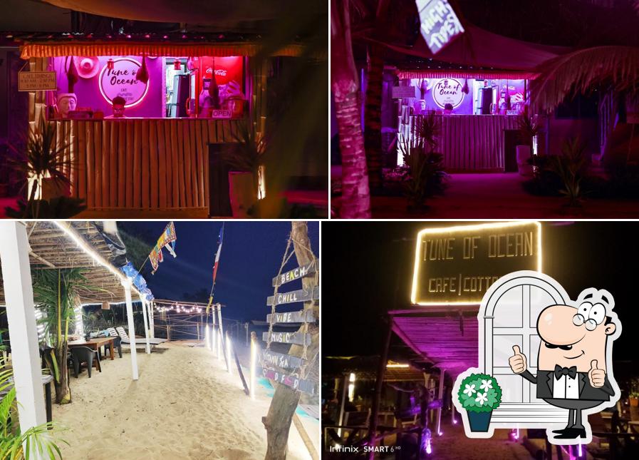Take a look at the outside part of Tune of Ocean Beach Stay and Cafe Best in Gokarna