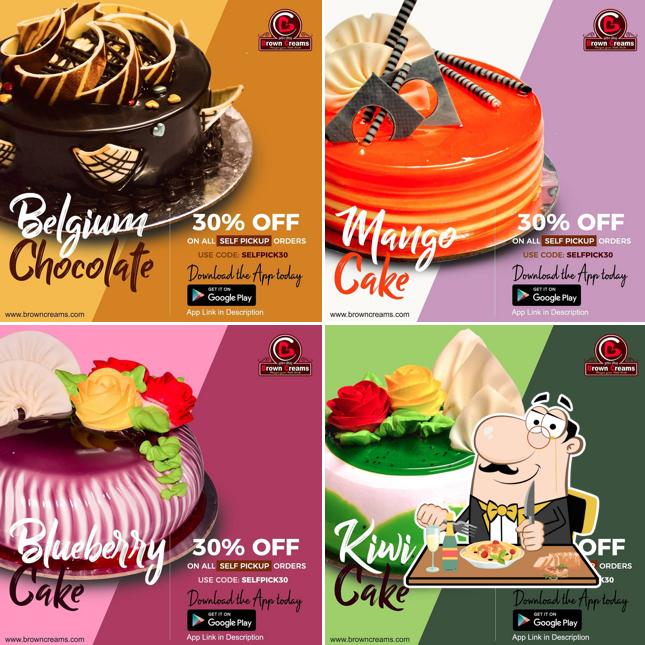 Food at Brown Creams, Kumarpara