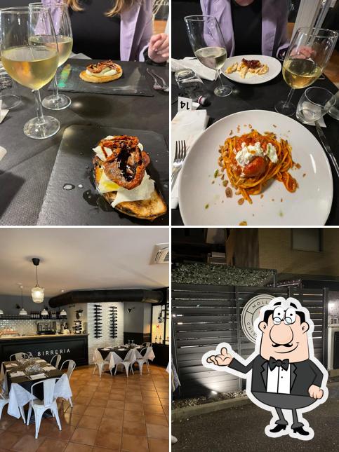 Questa è la immagine che presenta la interni e cibo di Ristorante Molly's