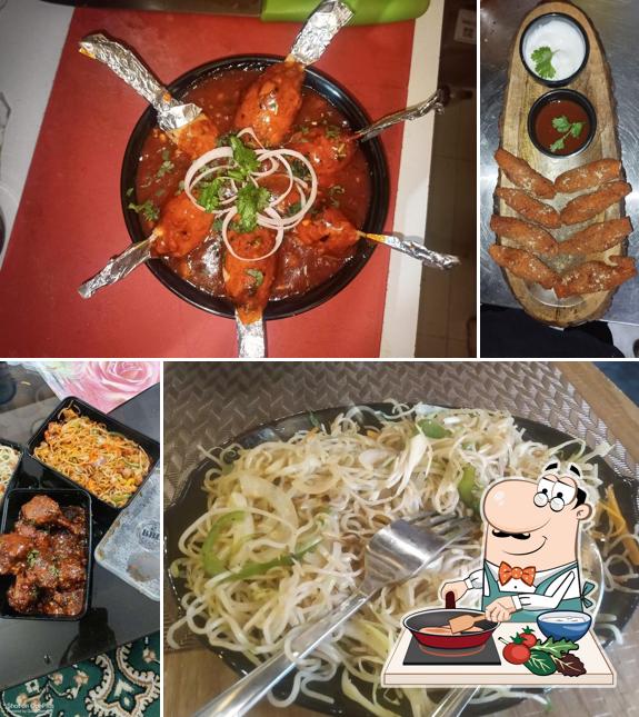 Chicken curry at Blue Bash Cafe