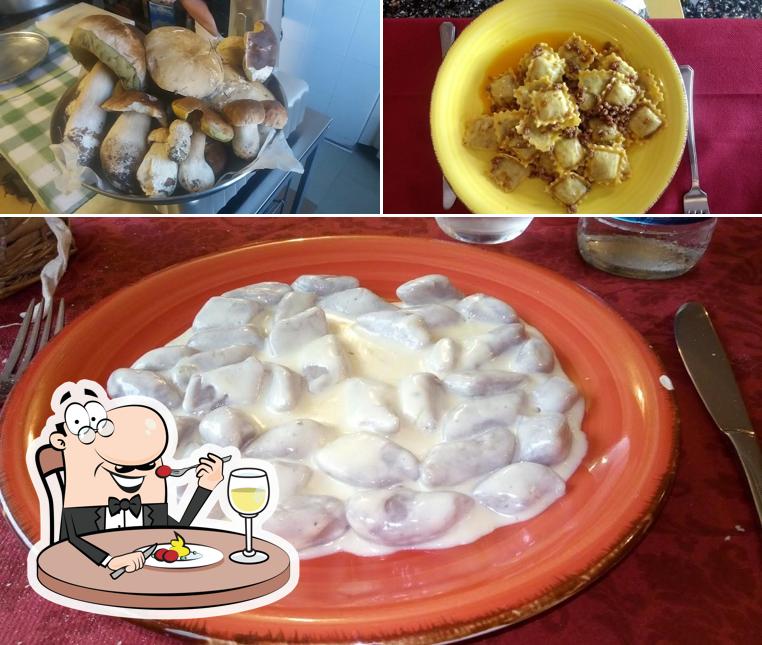 Platti al Trattoria ai Cacciatori