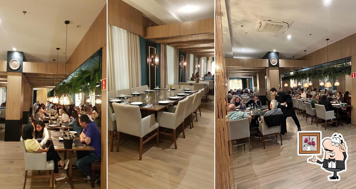 O interior do Le Mir Hilton